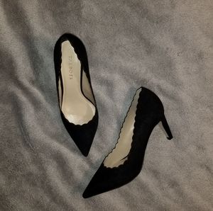 Talbots Eri Scallop Black pumps